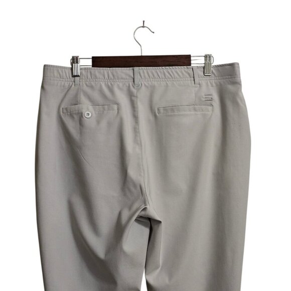 Three Sixty Six Quick Dry Light Weight Golf Pants In Silver Gray Sz 16 - Picture 4 of 9